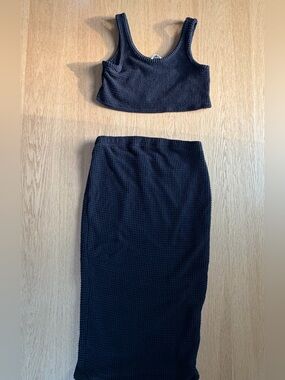 H&M MAMA Maternity 2-Piece Top & Skirt Set